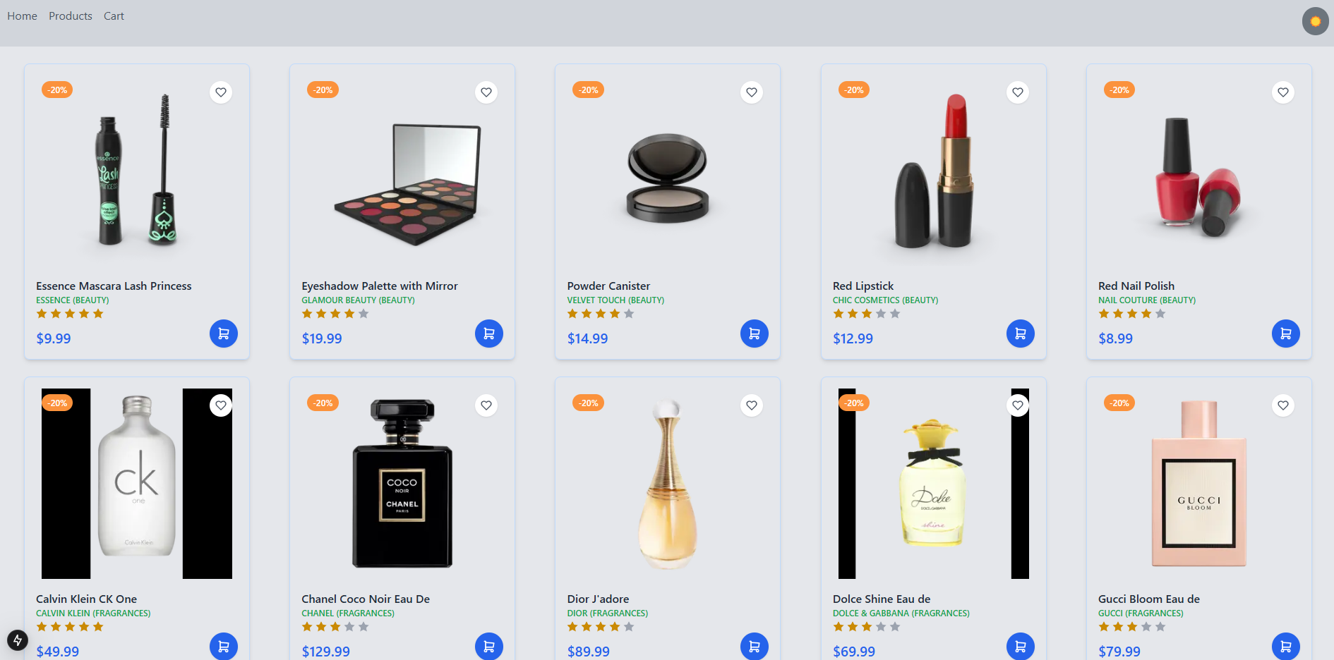 Ecommerse Website Nextjs Typescript